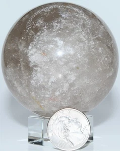 AAA Madagascar Esfera de Cuarzo Ahumado / 2.73" (69.34 mm) / 16.3 oz (462.09 gr) 3572 - Imagen 1 de 14