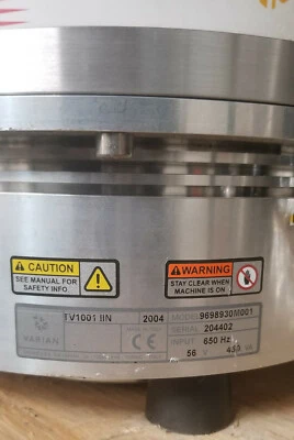 VARIAN TV NAVIGATOR 1001 IIN TURBO PUMP, 2004, Model 9698930M001 - Image 1 of 4