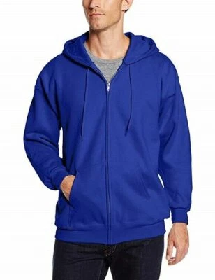 DOUBLJU HOMBRE CASUAL CREMALLERA CAPUCHA CON CUERDA, COMPRUEBA COLOR Y TALLA Foto 1 de 2