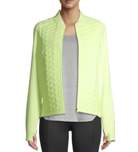 AVIA DAMEN AKTIVE LEISTUNG GESTEPPTE LAUFJACKE KLEIN STRETCH NEONGELB - Bild 1 von 7