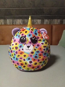 Ty Squish A Boos Leopard Giselle 20cm  - Picture 1 of 2