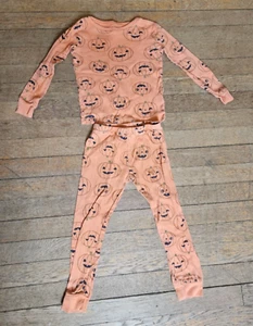 Carters Halloween Pumpkin Jack O Lantern PJ Pajama Set 5T - Picture 1 of 4