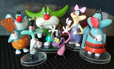 Figura Oggy y las cucarachas muñecos de juguete oggy olivia jack colección Foto 1 de 4