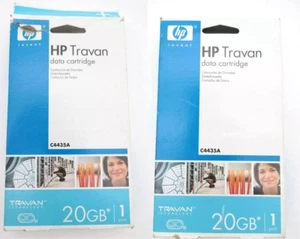 2x Original HP Travan- C4435A / data cartridge - 20 GB / NEU^ - Afbeelding 1 van 2