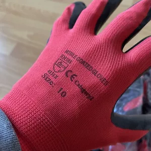 NITRILE COATED WORK GLOVES. CATEGORY 2 SIZE 10 X 36 PAIRS GRAB A BARGAIN - Picture 1 of 4