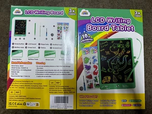 ZMLM ~ 10 Inch LCD Writing Doodle Tablet Reusable Blue Drawing Board! Lot of 2 - Picture 1 of 1