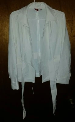 G.i.l.i. Abrigo Chaqueta Mujer Blanco Talla 12 Foto 1 de 3