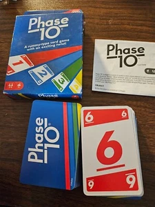 Juego de Cartas Fase 10 Mattell con Instrucciones Tipo Rummy Juego de Cartas con un Giro - Imagen 1 de 1