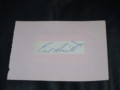 Earl Averill and Bob Lemon Autographed Cuts - Image 1 of 2