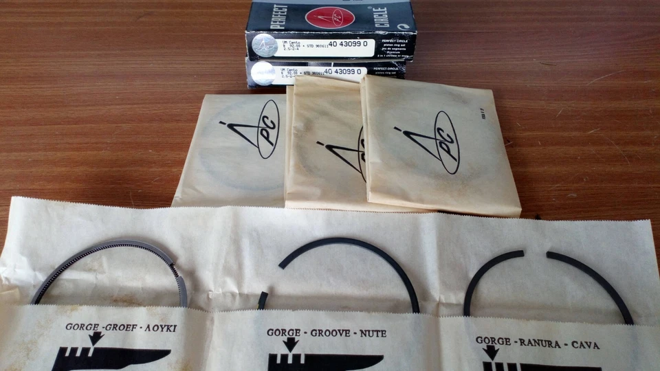 Juego de anillos de pistón para Alfa Romeo Alfetta VM Cento HR diésel 2393cc 92 mm diámetro STD Foto 1 de 1