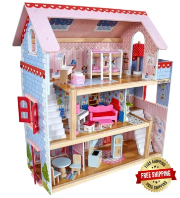 Casa de Juego para Muñecas Barbie para Niñas 4 Niveles 16 piezas 4 habitaciones 28" Foto 1 de 4