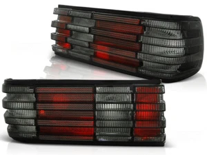 For Mercedes S-Class W126 Tail Lights Rear 1982-1993 Sedan Red Smoke - Picture 1 of 1