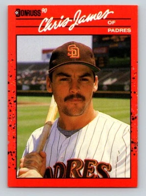 Chris James 1990 Donruss #323 San Diego Padres - Image 1 of 2