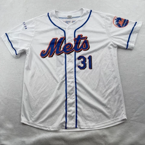 MLB NEW YORK METS #31 PIAZZA Baseball Jersey SZ XL Cover