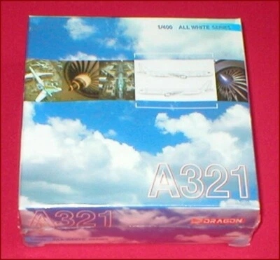 Dragon Wings All White Series A321 1/400 NEW IN BOX - Image 1 of 2