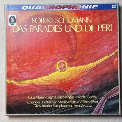 ROBERT SCHUMANN Das Paradies Und Die Peri 1974 Quad Box Set EMI Electrola - VG+ - Image 1 of 4