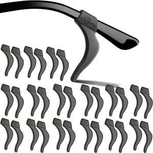 MOLDERP Eyeglass Ear Grips - 15 Pairs Glasses Anti-Slip, Comfortable Silicone E - Picture 1 of 12