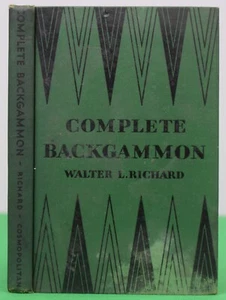 "Complete Backgammon" 1931 RICHARD, Walter L. - Picture 1 of 9