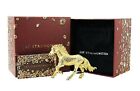 JAY STRONGWATER ANNIE GOLDEN HORSE FIGURINE 18K GOLD PLATED SWAROVSKI NEW BOX