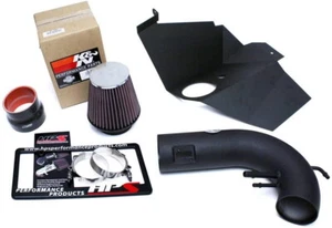 HPS Short Ram Air Intake Kit Black w/ Heat Shield fits 15-17 Mustang GT V8 5.0L - Bild 1 von 3