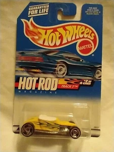Hot Wheel Hot Rod Magazine Tract-T yellow with flames  - Picture 1 of 3