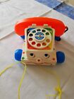 1970's Fisher Price Pull Along Chatter Telephone.