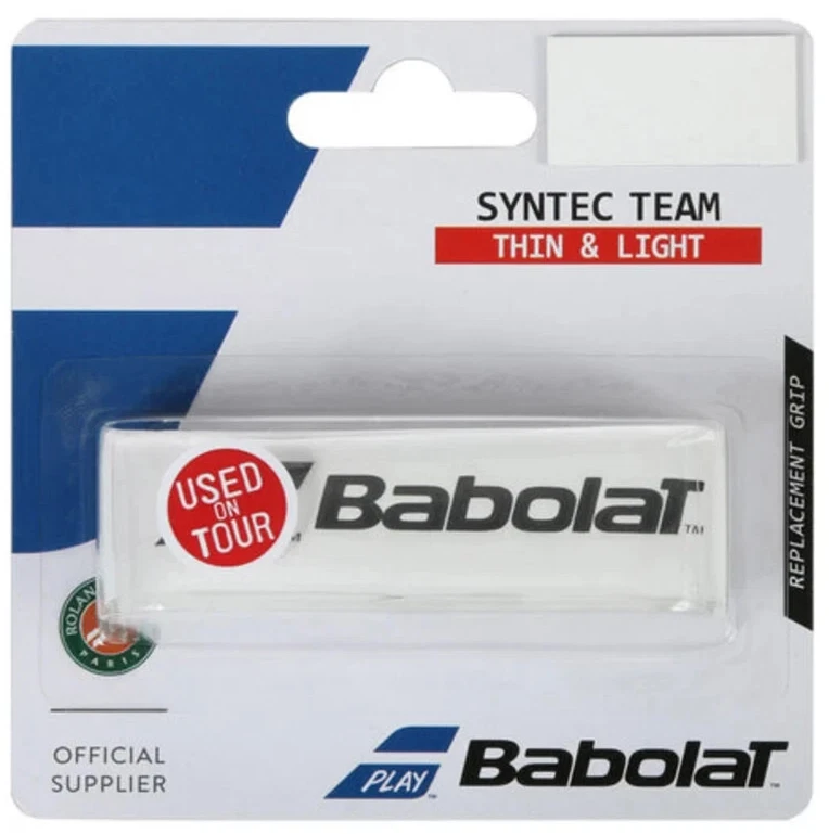 Babolat Syntec Team Blanco Tacky Empuñadura de Repuesto Tenis Raquetball Pickleball Foto 1 de 1