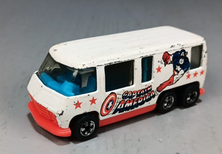 Autocaravana GMC Hong Kong 1976 máquina de escena Capitán América Hot Wheels Hong Kong Foto 1 de 4