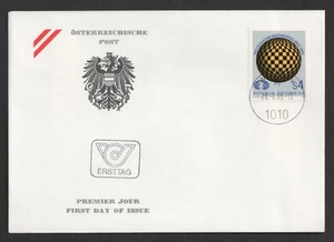 1985 Austria World Chess Federation FDC. Vienna First Day Cover - Picture 1 of 1