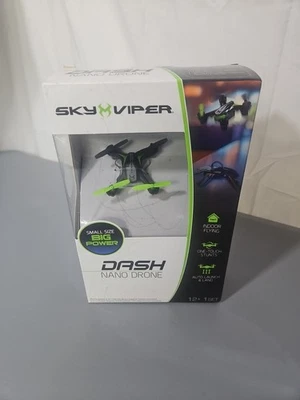 Sky Viper Dash Nano Drone Indoor Flying Black/Green - - Image 1 of 3