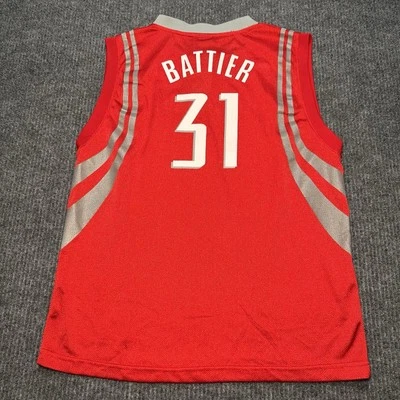 Adidas NBA Basketball Houston Rockets Jersey Shane Battier #31 Youth XL Red - Image 1 of 4