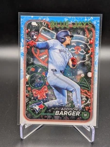 2024 Topps Holiday ADDISON BARGER #H181 Rookie RC Toronto Blue Jays - Picture 1 of 2
