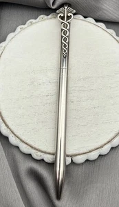 Vintage Tiffany & Co Sterling Silver Caduceus Ballpoint Pen-Read 26G / 5.1in - Picture 1 of 8