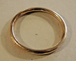 AUSTRALIAN VINTAGE 9ct LINED CHILD’S BANGLE MAKER APEX #20 - Picture 1 of 3