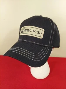 Beck's Seeds President's Club Hat Patch Black Adjustable NEW - Picture 1 of 12