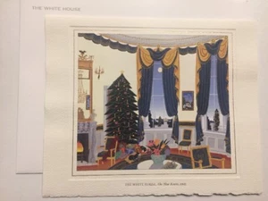 Official 1995 President Bill Clinton White House Christmas Card Envelope Hillary - Picture 1 of 6