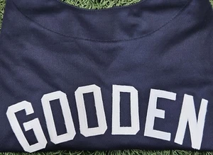 Camiseta deportiva azul autografiada/firmada de Dwight Doc Gooden de los Yankees de Nueva York Beckett certificado de autenticidad - Imagen 1 de 2