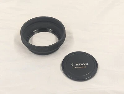 Canon Genuine E-72mm Front Lens Cap Ultrasonic And Hood For EF EF-S Lens - Image 1 of 4