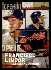 2018 Topps Francisco Lindor #OD-14 MLB Opening Day Cleveland Indians - Picture 1 of 2
