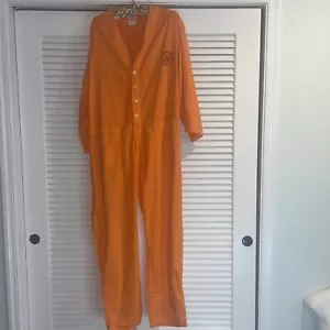 Tuta Naf-Naf Paris donna XL arancione con bottoni manica lunga - Foto 1 di 8