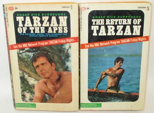 Tarzan of the Apes /Return of Tarzan - Ely TV Cover Pb Book LOT OF 2 Burroughs - Picture 1 of 13