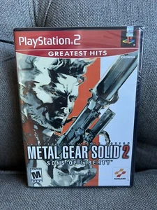 2002 PS2 Metal Gear Solid 2: Sons of Liberty Greatest Hits SEALED WATA Ready - Picture 1 of 5