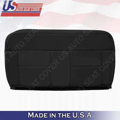 Ford F150 2004 2005 2006 2007 2008 parte inferior del conductor cubierta de asiento de cuero negro Foto 1 de 4