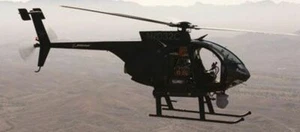 Little Bird Boeing UAV Helicóptero Caoba Escritorio Madera Secada al Horno Modelo Grande - Imagen 1 de 1