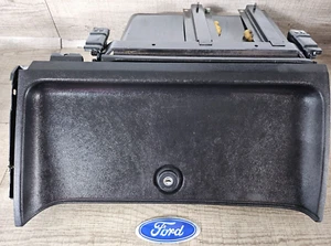 FORD CAPRI MK2 MK3 COMPLETE GLOVE BOX IN BLACK VERY GOOD RARE NOW - Picture 1 of 7