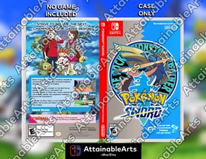 Pokémon Sword: Game Case/Custom Cover (Switch, 2019) - NO GAME INCLUDED - Picture 1 of 1