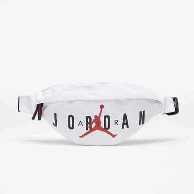 Nike Air Jordan Hip Pack Fanny Belt Bag Waist Crossbody 9B0533-001 White - Image 1 of 4
