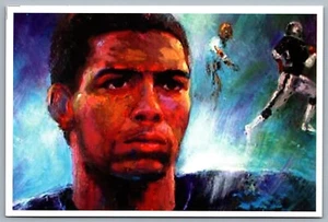 Postcard Marcus Allen by Buck Paulson Players Authentic Direct #108/20000 NFL - Picture 1 of 2