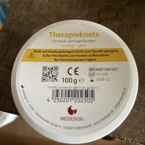 THERAPIEKNETE strong gelb 100 g - Bild 1 von 3