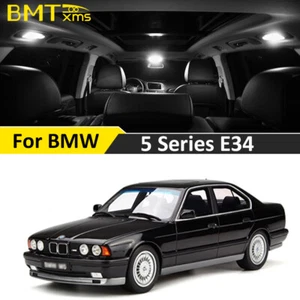 18X Bulbs for BMW 5 Series E34 White LED Interior lighting + License Plate Light - Picture 1 of 11